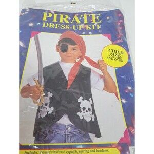 NEW Kid's Halloween Costume Pirate Rubie's Costume Co Ages 3 And Up